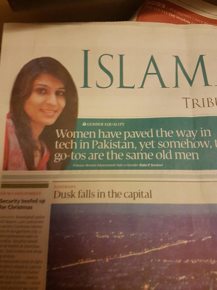 Mewspaper header Women in Tech